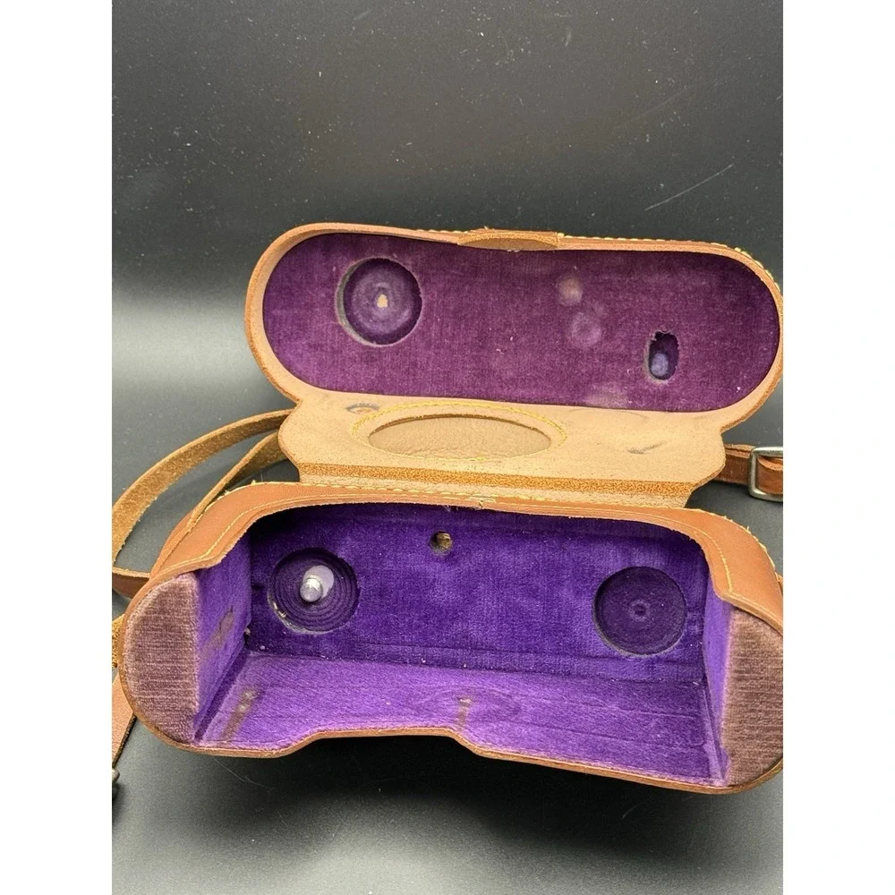 Vintage Argus C3 Leather Camera Case Ever Ready Adjust Shoulder Strap MCM GUC